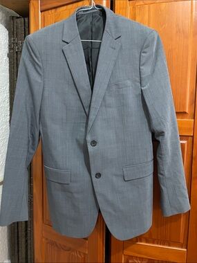 Theory Classic Men's Gray Two-Button Suit Blazer sz 40R